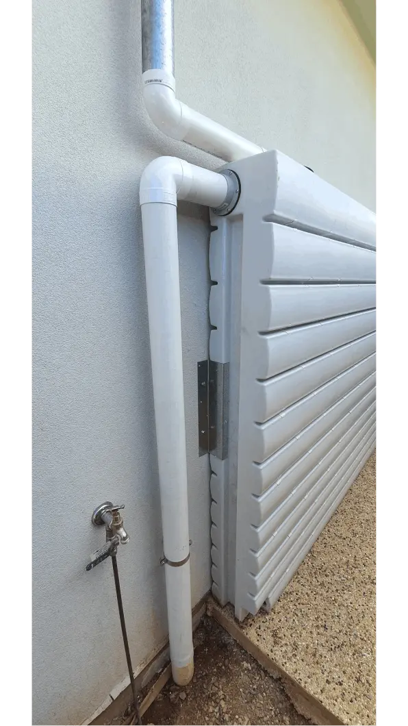 Rain Tank Installation: Rain tank plumbing, Plumbing installation, Water conservation, Maintenance plumbing