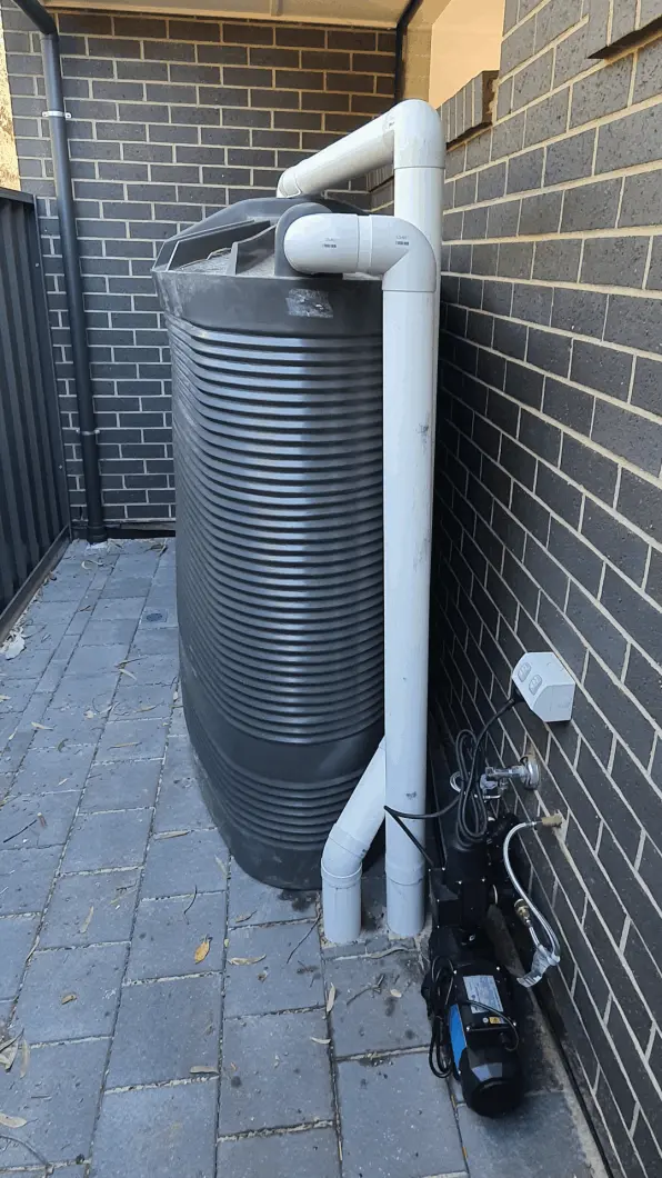 Rain Water Tank and Pump Installation: Water tank installation, Pump installation, Plumbing installation